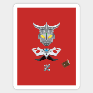 Ultraman Leo (Low Poly Style) Sticker